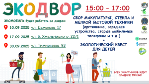 Расписание акций «Экодвор»