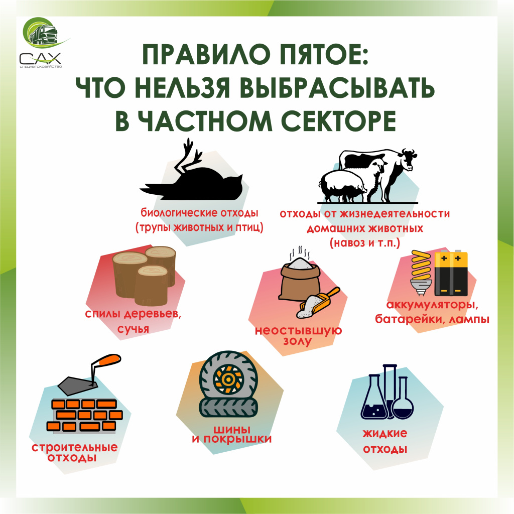 ТКО в частном секторе. Правило пятое