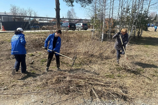 Cубботник на озере «Жемчужина Сибири»