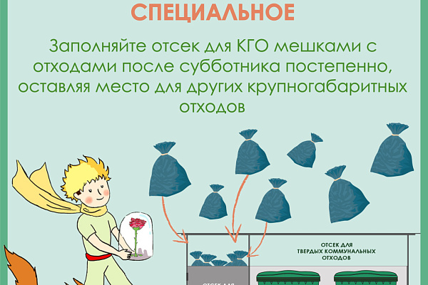 Как упаковать отходы после субботника?