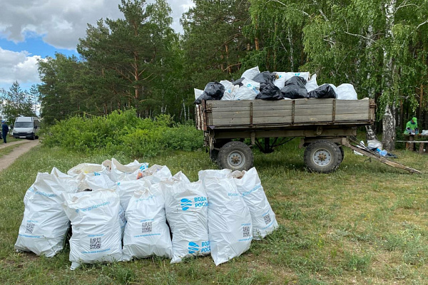 Региональный оператор вывез 8 тонн мусора после уборки волонтерами Караканского бора